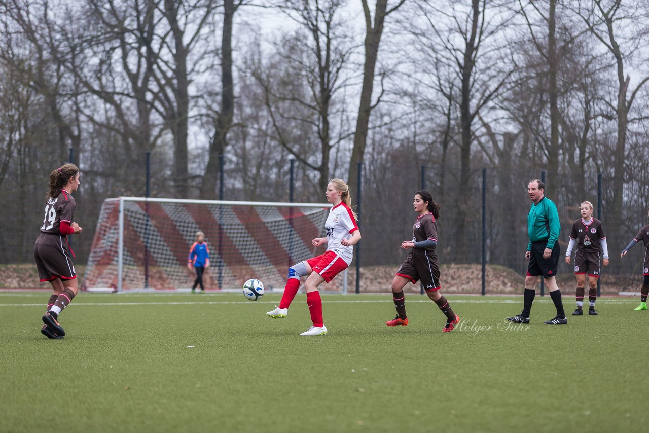 Bild 102 - B-Juniorinnen Walddoerfer - St.Pauli : Ergebnis: 4:1